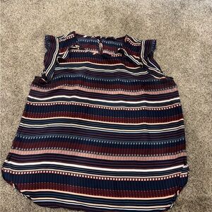 LOFT Multicolor Patterned Top